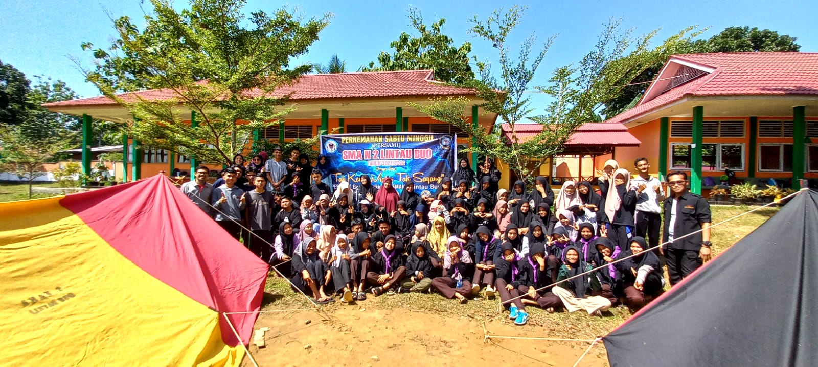 Menjalin Keakraban, OSIS SMANDALIN Menggelar Persami Seluruh Organisasi Ektrakurikuler