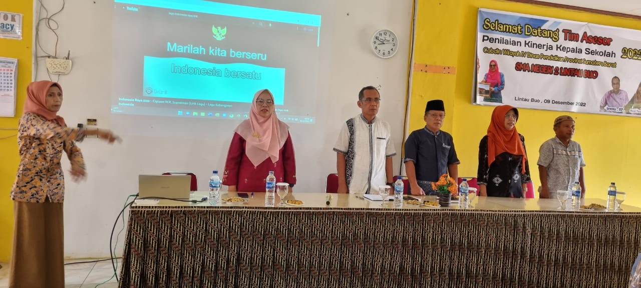 SMA Negeri 2 Lintau Buo Laksanakan Penilaian Kinerja Kepala Sekolah ( PKKS ) Tahun 2022